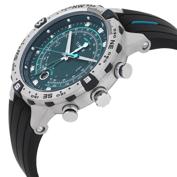 NWT Authentic Timex Expedition Tide-Temp-Compass Quartz Green Dial Men's Watch - Picture 2 of 3